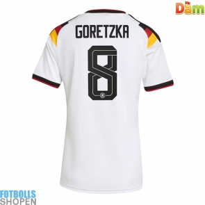 Billiga Tyskland Leon Goretzka #8 Hemmatröja Dam VM 2026 Kortärmad